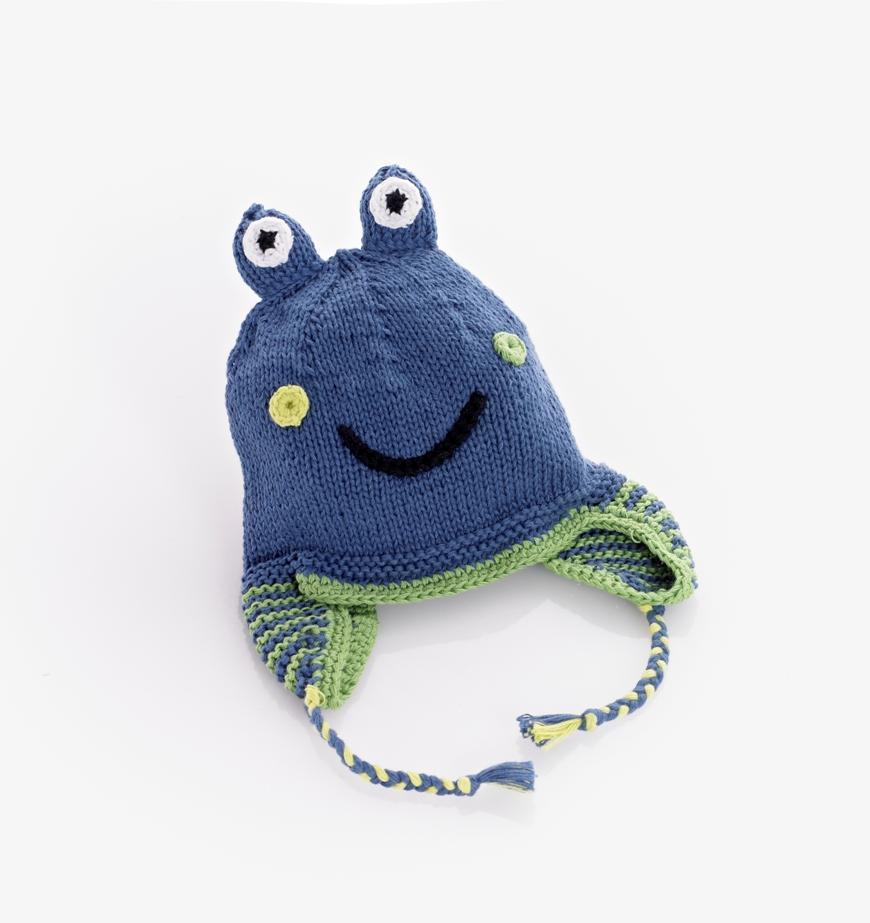 Pebble frog hat